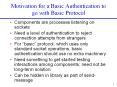 Motivation for a Basic Authentication to go with Basic Protocol PowerPoint PPT Presentation