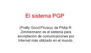 El sistema PGP