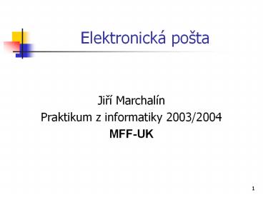 Elektronick