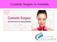 Plastic Surgery Sydney - Dr. Michael Zacharia