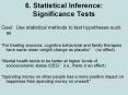 6. Statistical Inference: Significance Tests PowerPoint PPT Presentation