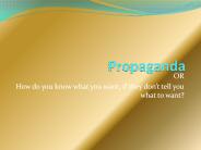 Propaganda