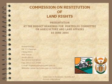 COMMISSION%20ON%20RESTITUTION%20OF%20LAND%20RIGHTS