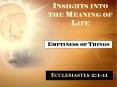 Insights into the Meaning of Life PowerPoint PPT Presentation