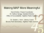 Making MAP More Meaningful