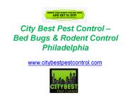 Rodent Control Philadelphia - www.citybestpestcontrol.com