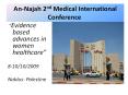 An-Najah 2nd Medical International Conference PowerPoint PPT Presentation