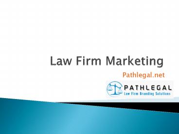 Law firm marketing services