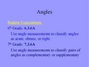 Angles