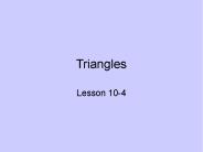 Triangles