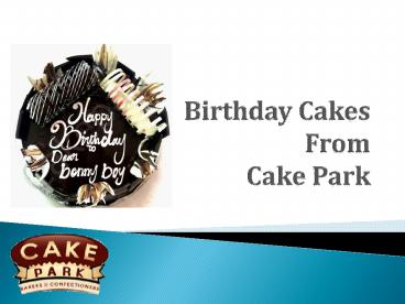 Birthday Cakes Chennai