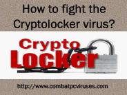 How to fight the Cryptolocker virus?