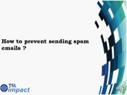 How to Prevent Sending Spam Emails