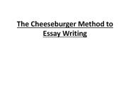 The Cheeseburger Method to Essay Writing