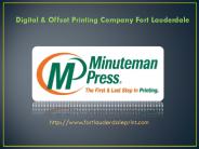 Digital & Offset Printing Company Fort Lauderdale