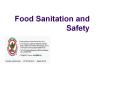 Food Sanitation and Safety PowerPoint PPT Presentation