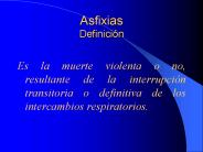 Asfixias Definici