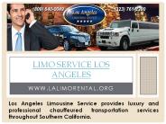 Limo services Los Angeles