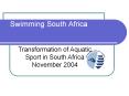 Swimming South Africa PowerPoint PPT Presentation