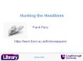 Hunting%20the%20Headlines PowerPoint PPT Presentation