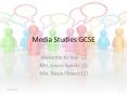 Media%20Studies%20GCSE PowerPoint PPT Presentation