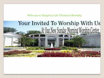 Dynamic Non Denominational Church Charlotte NC