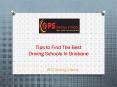 Tips to Find The Best Driving Schools In Brisbane PowerPoint PPT Presentation