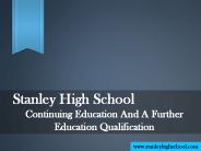 Continuing Education and a Further Education Qualification