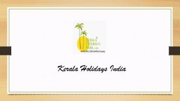 Kerala Holidays India (1)