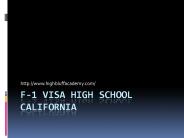 I-20 HIGH SCHOOL CALIFORNIA