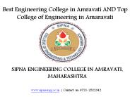 Best Engineering College in Amravati | Top College of Engineering in Amaravati