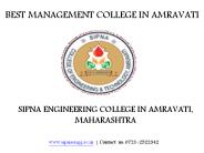 Best Management College in Amravati