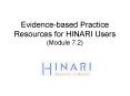 Evidence-based Practice Resources for HINARI Users (Module 7.2) PowerPoint PPT Presentation