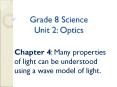 Grade 8 Science Unit 2: Optics PowerPoint PPT Presentation
