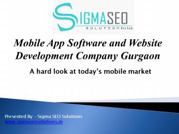 Mobile App Software and Website Development Company Delhi