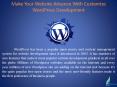 Make Your Website Advance With Customize WordPress Development PowerPoint PPT Presentation
