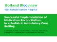Successful Implementation of Medication Reconciliation in a Pediatric Ambulatory Care Setting PowerPoint PPT Presentation