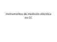 Instrumentos de medici PowerPoint PPT Presentation