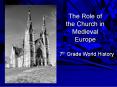 The Role of the Church in Medieval Europe PowerPoint PPT Presentation