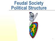 Feudal Society Political Structure