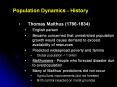Population Dynamics - History PowerPoint PPT Presentation