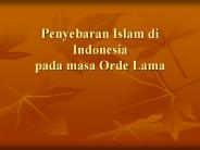 Penyebaran Islam di Indonesia pada masa Orde Lama