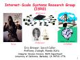 Internet-Scale Systems Research Group (ISRG) PowerPoint PPT Presentation