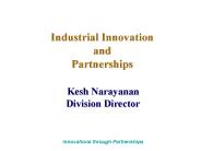 Industrial Innovation and Parnerships (IIP)