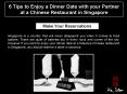 6 Tips to enjoy a dinner date with your partner at a Chinese restaurant in Singapore PowerPoint PPT Presentation