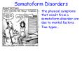 Somatoform Disorders PowerPoint PPT Presentation