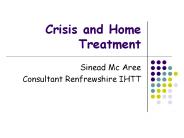 Crisis and Home Treatment