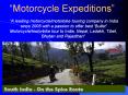 Motorbike/Motorcycle Tours in India PowerPoint PPT Presentation