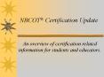 NBCOT PowerPoint PPT Presentation