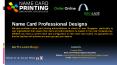 Professional Design Name Card PowerPoint PPT Presentation